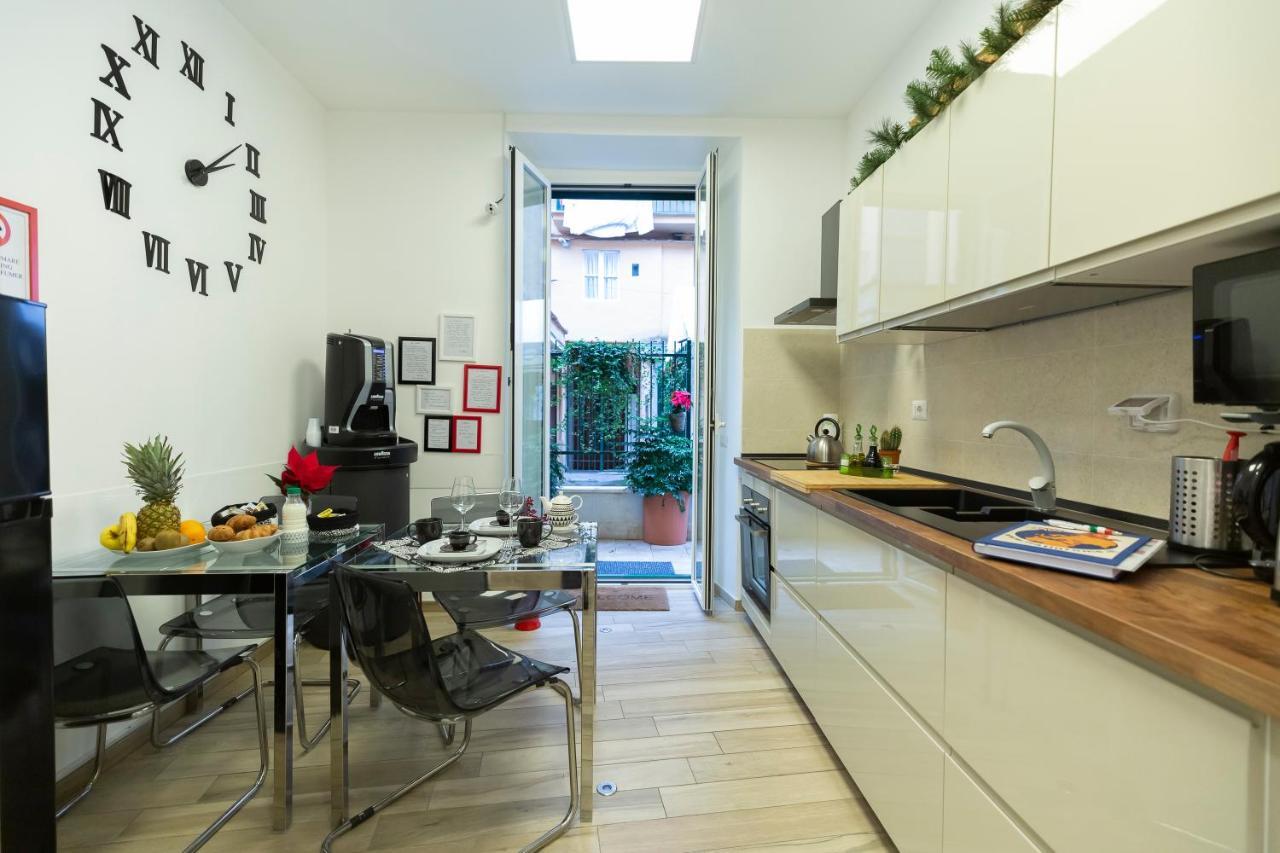 Flatinrome Trastevere Deluxe Rooms - Green Patio Eksteriør bilde
