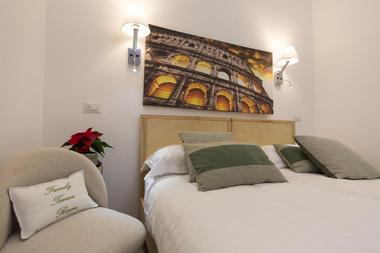 Flatinrome Trastevere Deluxe Rooms - Green Patio Eksteriør bilde